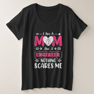 Funny Engineer Mom, Engineer Mom Plus Size T-Shirt