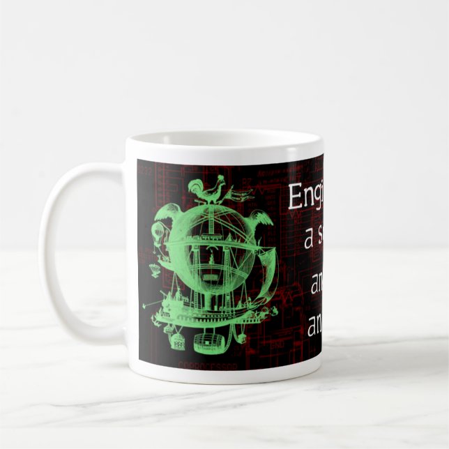 Funny Engineer Quote Mug (Left)