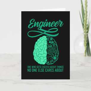 Funny Engineer Quotes Engineering Saying Card