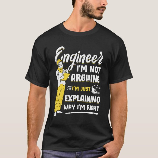 Funny Engineering Engineer Gift T-Shirt (Front)