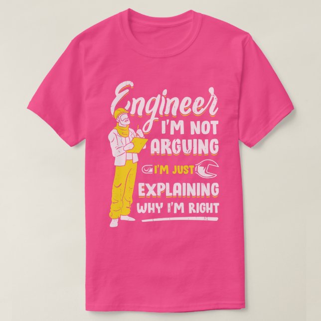 Funny Engineering Engineer Gift  T-Shirt (Design Front)