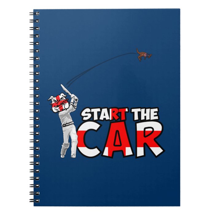 Funny England cricket Notebook