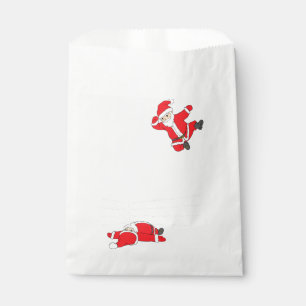 Funny English Bulldog Dog Tree Christmas Lights Xm Favor Bag