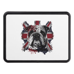 Funny English bulldog Hitch Cover