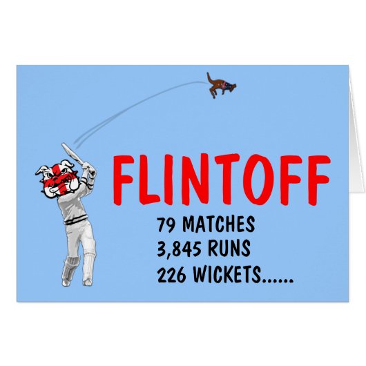 Funny English cricket (Front Horizontal)