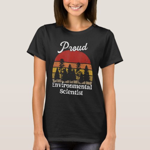 Funny Environmental Scientist Shirts Job Title Pro