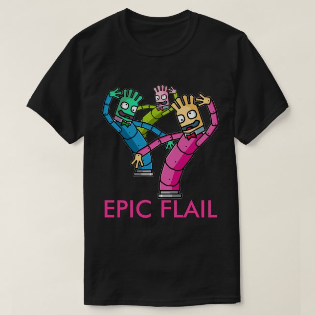 Funny Epic Flail T-Shirt (Design Front)