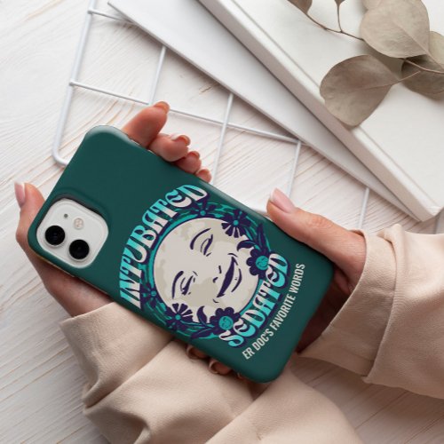 Funny ER Doctor Intubated Customize Medical Job iPhone 13 Case