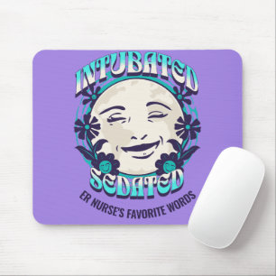 Funny ER Doctor Intubated Customize (Medical Job) Mouse Pad