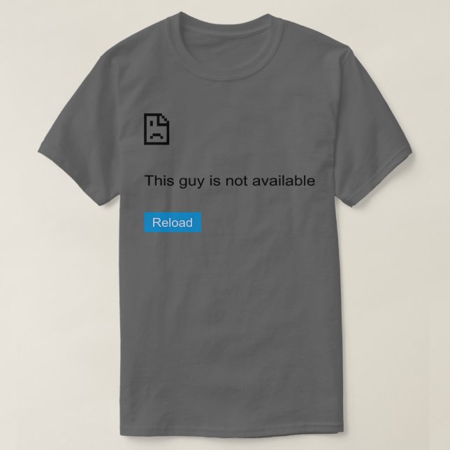 Funny Error Tee (Design Front)
