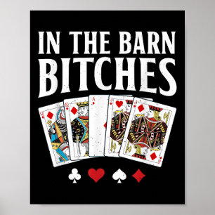 Funny Euchre Art For Men Women Euchre Partner Euch Poster
