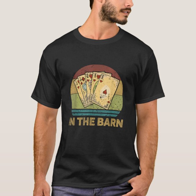 Funny Euchre Card Games Mens Womens Merch In The B T-Shirt (Front)