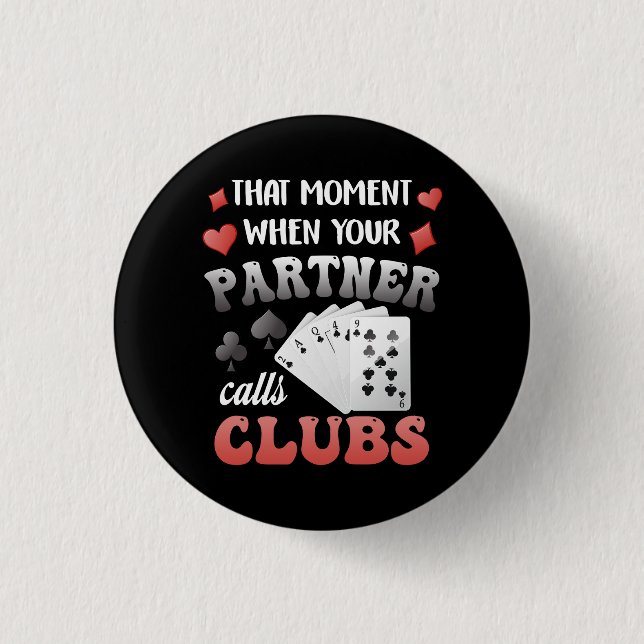 Funny Euchre That Moment When Your Partner Calls C Button (Front)