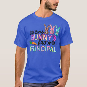 Funny Every Bunny's Favorite Principal Happy Easte T-Shirt