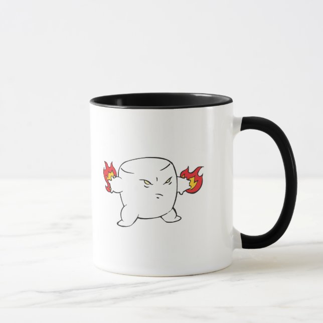 funny evil roasted marshmallow mug (Right)