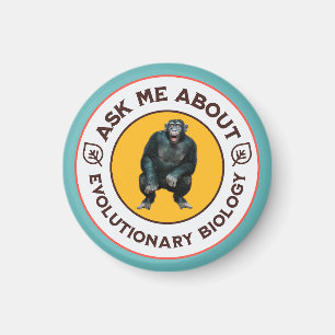 Funny Evolution Biology Meme Nerd Humor Gift Magnet