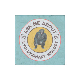 Funny Evolution Biology Meme Nerd Humor Gift Stone Magnet