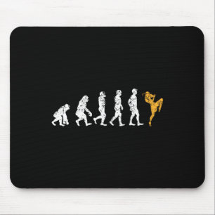 Funny Evolution Kickboxing Gift Muay Thai Mouse Pad