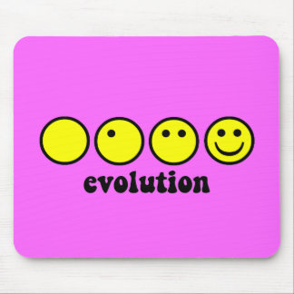 Funny evolution mouse pad