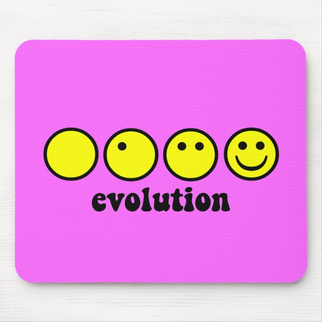 Funny evolution mouse pad (Front)