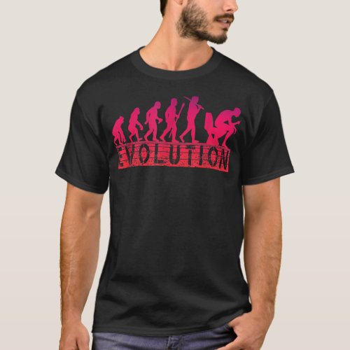 Funny Evolution of man Cell Phone Addiction Toilet T_Shirt