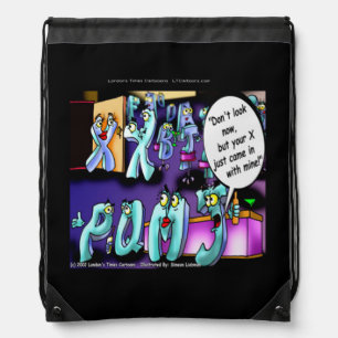 Funny Ex-Spouse Drawstring Backpack