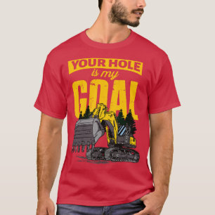 Funny Excavator Heavy Machines Operator 13 T-Shirt
