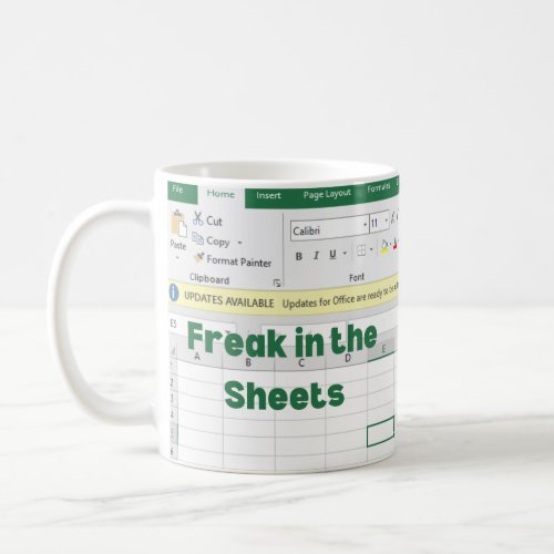 Funny Excel Coffee Mug Perfect Gift  Coffee Mug