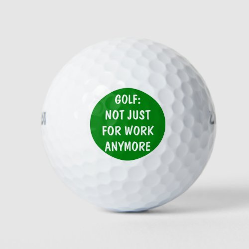 Funny Executive Gift Golf Balls