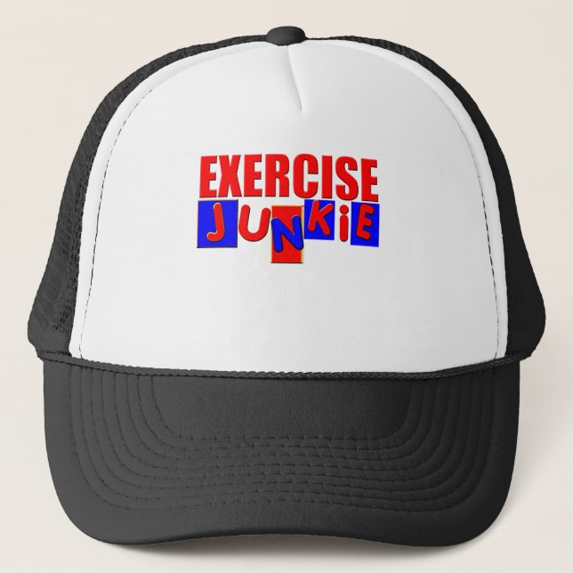 Funny Exercise Trucker Hat (Front)