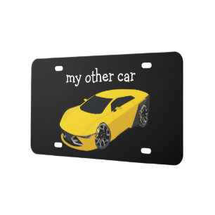 Funny Exotic Car Novelty License Plate