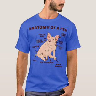 Funny Explanation Of A Pig Anatomy of a pig Premiu T-Shirt