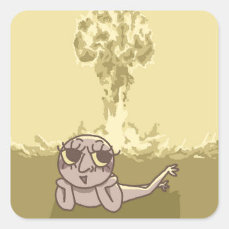 Funny Explosion Joke Sticker