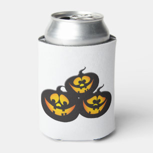 Funny Expressions Halloween Pumpkins Can Cooler