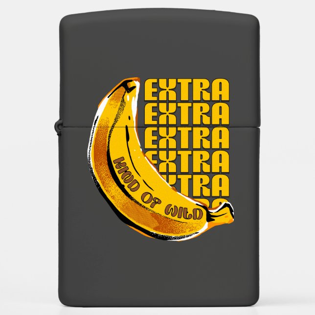 Funny Extra Wild Banana Gay Hockey Heated Rivalry Zippo Lighter (Front)