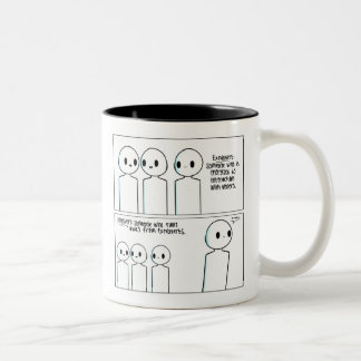Funny Extravert Introvert Mug