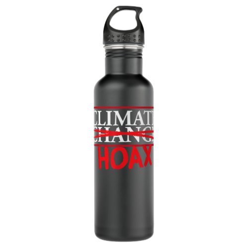 Funny Extreme Weather Climate Change Climate Hoax Stainless Steel Water Bottle