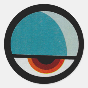 Funny Eye Classic Round Sticker