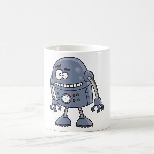 Funny Eyed Robot Coffee Mug
