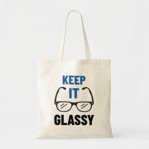 Funny Eyeglasses Glasses Keep It Glassy Tote Bag