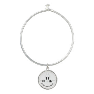 Funny Eyes Bracelet Smile - Custom Text