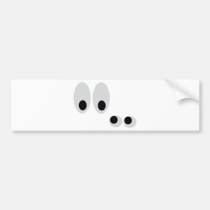funny eyes bumper sticker