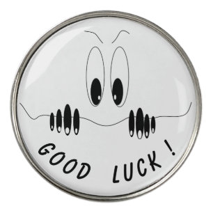 Funny Eyes Golf Ball Marker - Custom Text