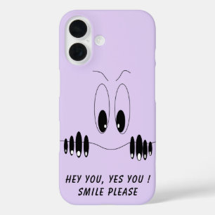 Funny Eyes iPhone Case Custom Color and Text