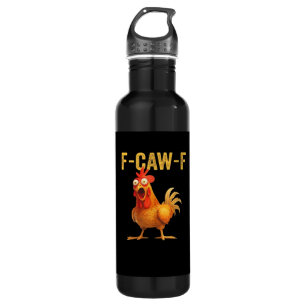 Funny F Caw F Chicken Creative Casual Design Stainless Steel Water Bottle