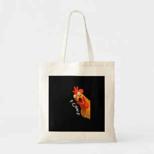 Funny F-Caw-F Chicken F-Caw-F Chicken Creative Cas Tote Bag