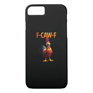 Funny F Caw F Chicken Gothic Vintage Style iPhone 8/7 Case