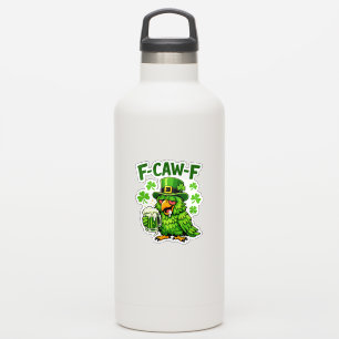 Funny F-CAW-F Irish Fox St. Patrick’s Day Sticker