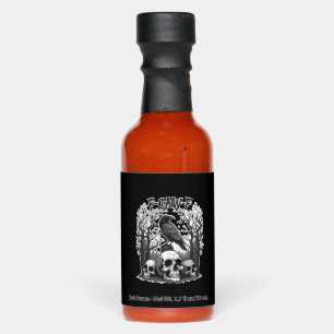 Funny F Caw F Raven Halloween Hot Sauces