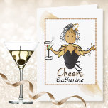 Funny Fabulous Cute African American Birthday  Card<br><div class="desc">Is that Fabulous person celebrating a birthday?  This classy and cute card can be personalized with her name and your birthday greeting!</div>